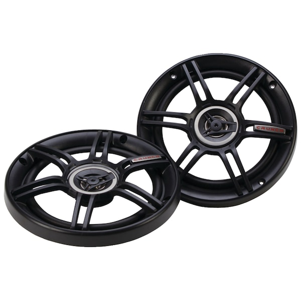 Crunch CS Series 300W 6.5" Shallow Mount Coaxial Speakers CS65CXS
